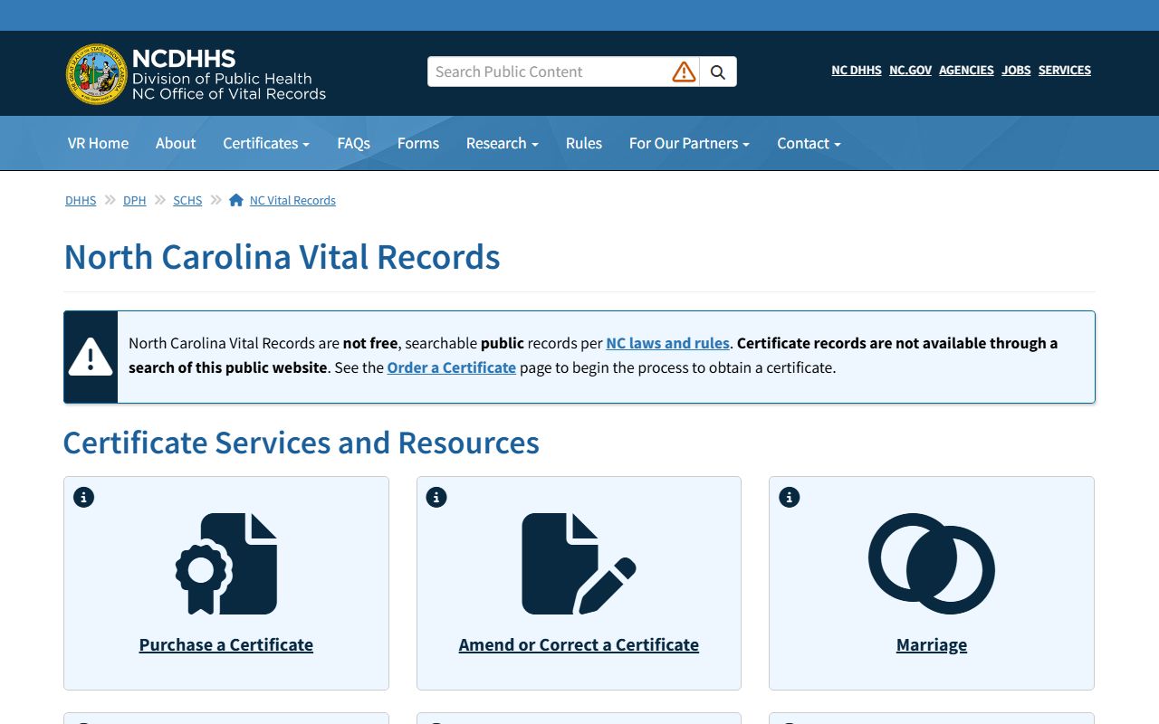 Bertie County marriage records North Carolina Vital Records homepage